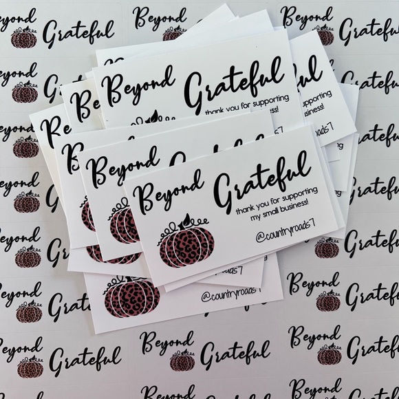 18. Beyond Grateful Personalized Package Inserts | Stickers Combo - Picture 3 of 3